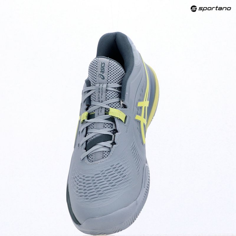 Vyriški teniso bateliai ASICS Gel-Resolution X Clay grey blue/pistachio 9