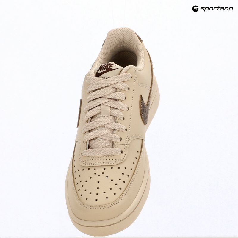 Moteriški batai Nike Court Vision Low Premium sanddrift/black/british khaki 14