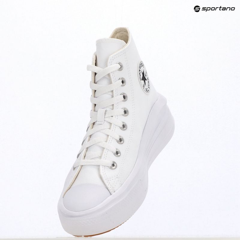 Moteriški sportbačiai Converse Chuck Taylor All Star Move Platform Leather white 9
