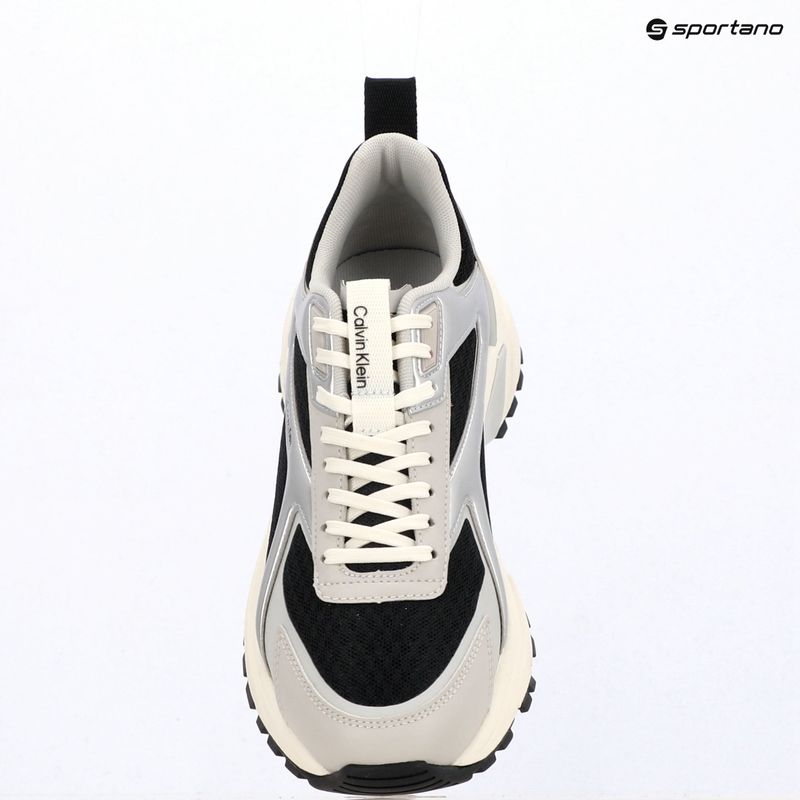 Moteriški batai Calvin Klein HW0HW03140 Hike Run Stripe Mesh Met black/silver/light grey 9