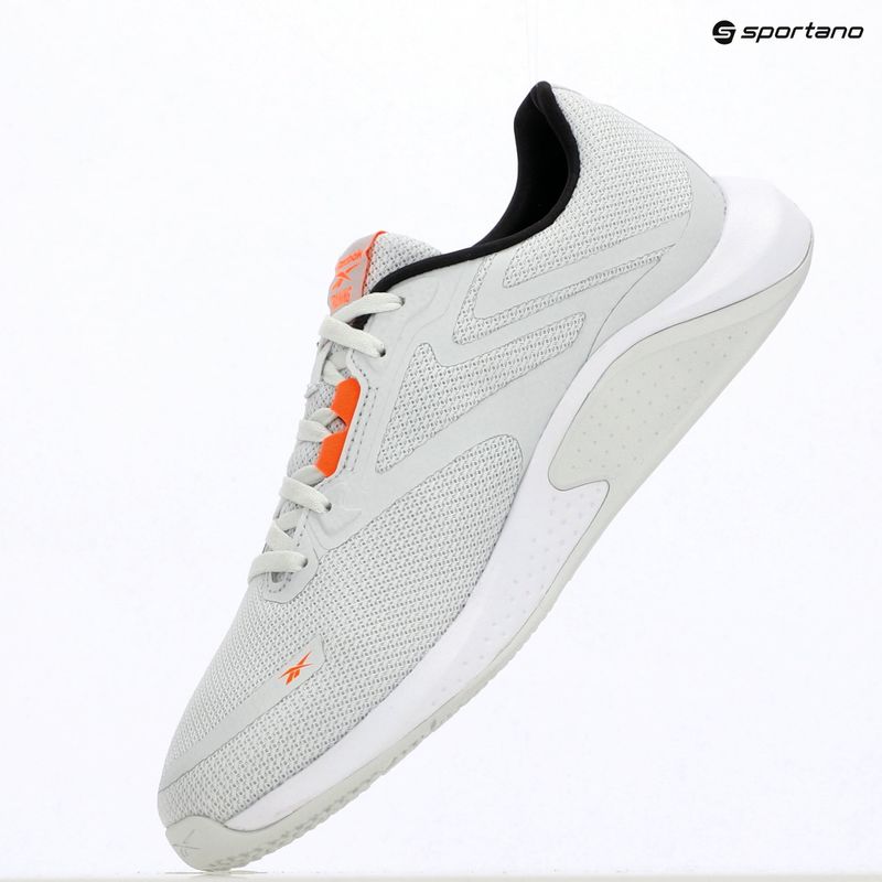 Vyriški treniruočių batai Reebok Nanoflex Tr 3 grey/black/atomic tangerine 9