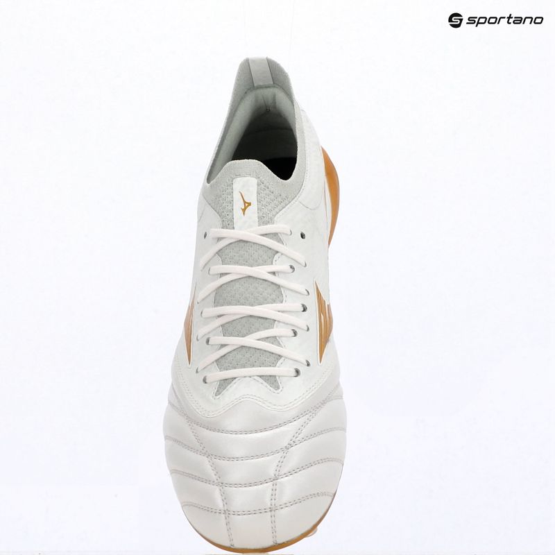 Futbolo bateliai Mizuno Morelia Neo IV Beta Elite FG white/mp gold/cool gray 3c 12