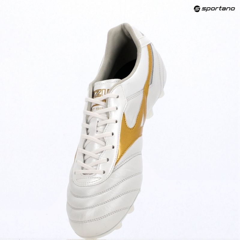 Futbolo batai Mizuno Morelia II Elite FG White/Football Gold/Galaxy Silver 12