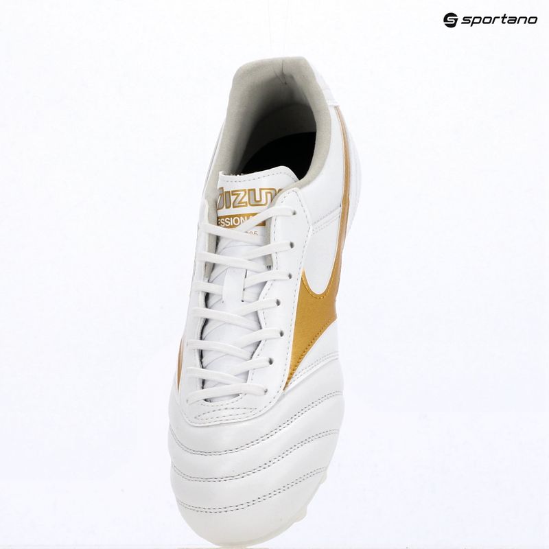 Futbolo bateliai Mizuno Morelia II Pro FG white/football gold/galaxy silver 12