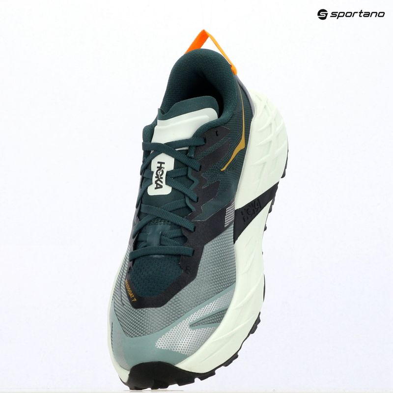 Vyriški bėgimo batai HOKA Speedgoat 7 Wide bay leaf/sea glass 9