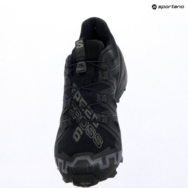 Vyriški bėgimo bateliai Salomon Speedcross 6 black/black/phantom 12