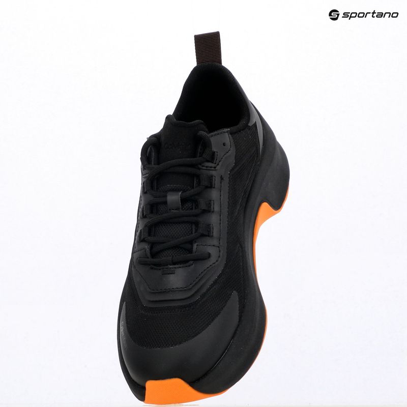 Vyriški batai Calvin Klein Volumax Chunky Runner Trainers HM0HM02224 black/vivid tangerine 9