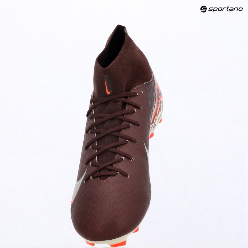 Vyriški futbolo bateliai Nike United Mercurial Superfly 10 Academy MG burgundy crush/metallic silver 9