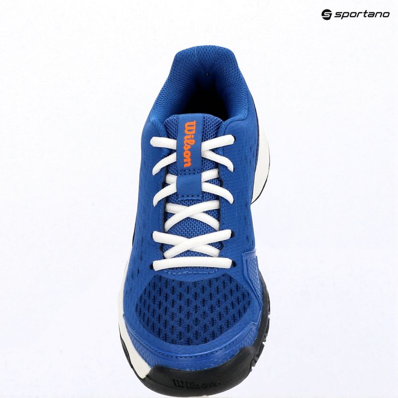 Vaikiški teniso batai Wilson Rush Pro Ace L Jr déjà vu blue/orange tiger/white 9