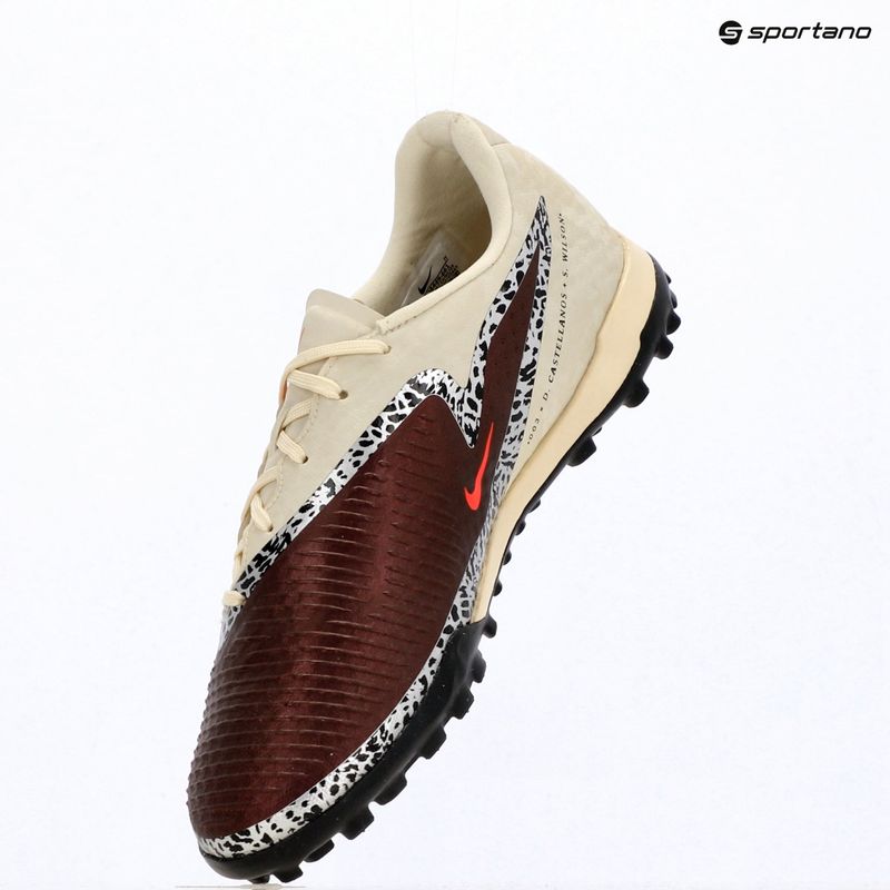 Vyriški futbolo bateliai Nike United Phantom 6 Low Academy TF burgundy crush/fossil/university red 14