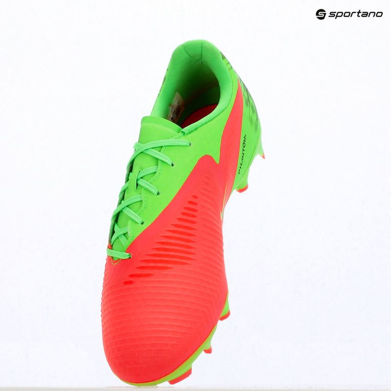 Vyriški futbolo bateliai Nike Phantom 6 Low Academy Erling Haaland FG hot punch/green strike/black 15