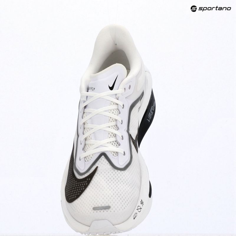Vyriški bėgimo batai Nike Zoom Fly 6 white/smoke grey/metallic silver/black 14