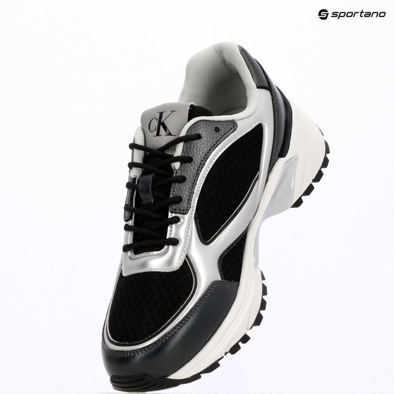 Vyriški batai Calvin Klein YM0YM01402 Hike Runner Laceup Mesh Mix black/silver 9