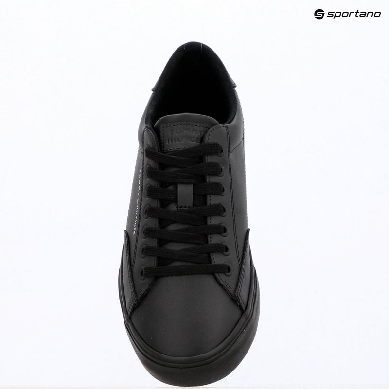 Vyriški sportbačiai Tommy Hilfiger Vulc Core RBW Long Lace Leather black 9