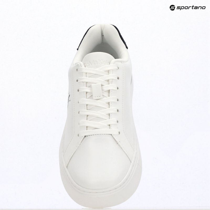 Vyriški batai Calvin Klein YM0YM01435 Classic Cupsole Laceup Leather bright white/navy 9