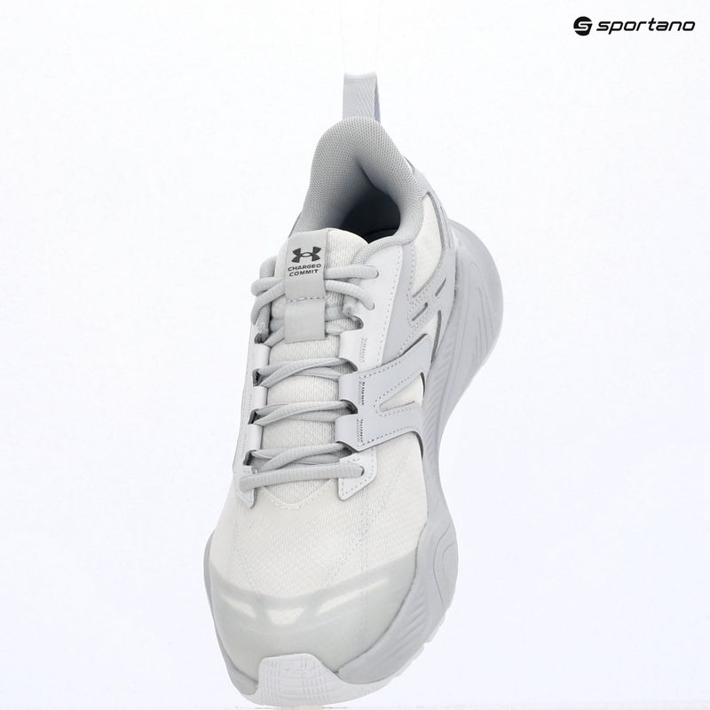Vyriški treniruočių batai Under Armour Charged Commit TR 5 white/halo gray/castlerock 9