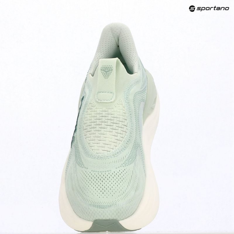Moteriški bėgimo bateliai HOKA Skyward Laceless sea glass/sage 17