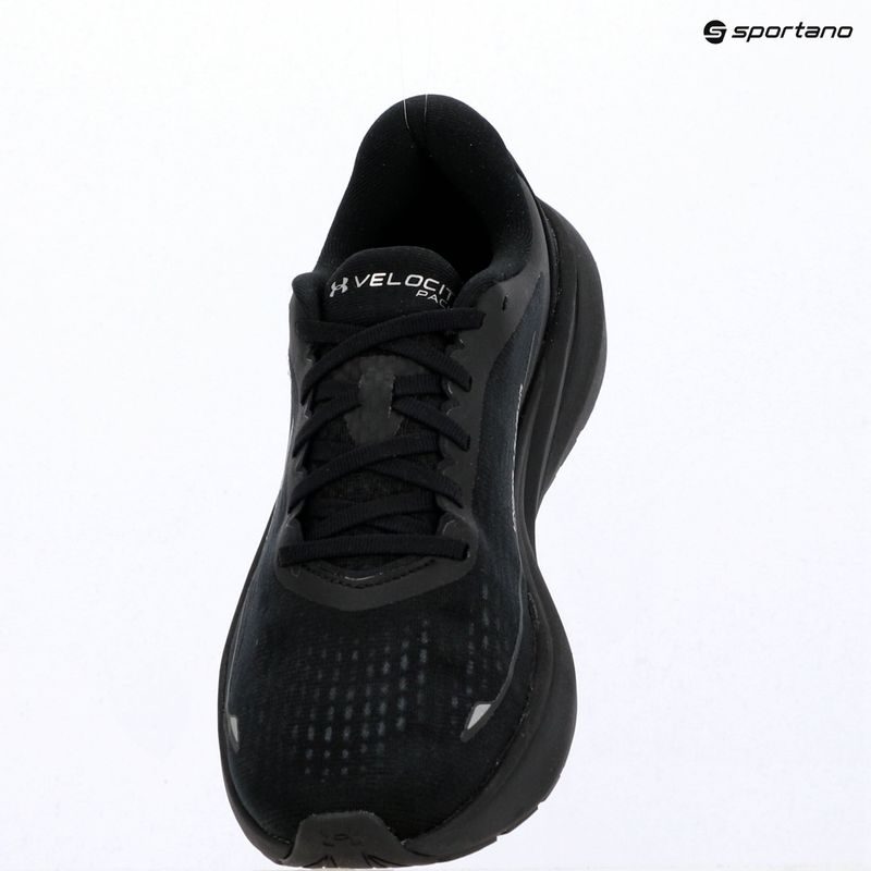 Vyriški bėgimo batai Under Armour Velociti Pace black/black/metallic silver 10