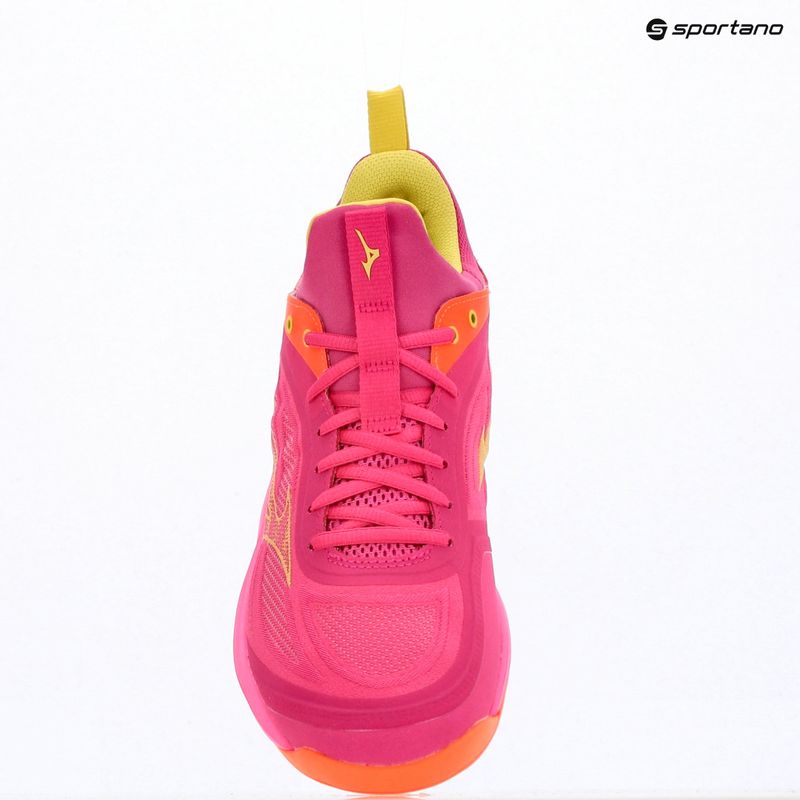 Tinklinio bateliai Mizuno Wave Luminous 3 mugen pink tetra/fortune yellow/ligh 15