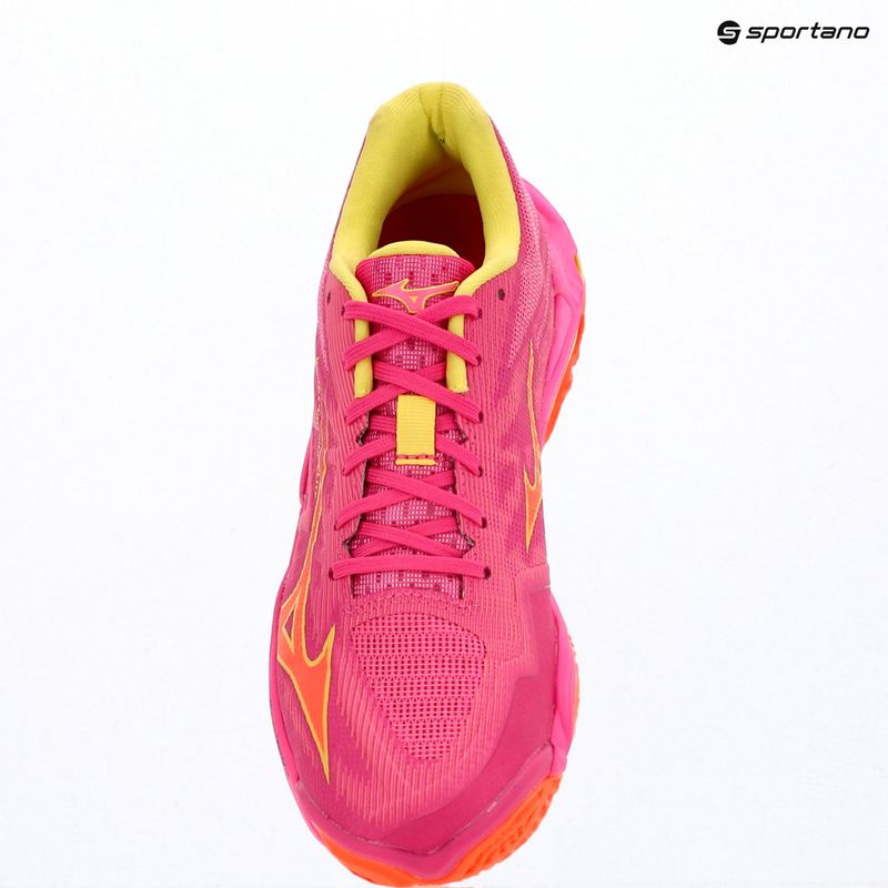 Tinklinio bateliai Mizuno Wave Lightning Elite pink tetra/fortune yellow/ligh 15