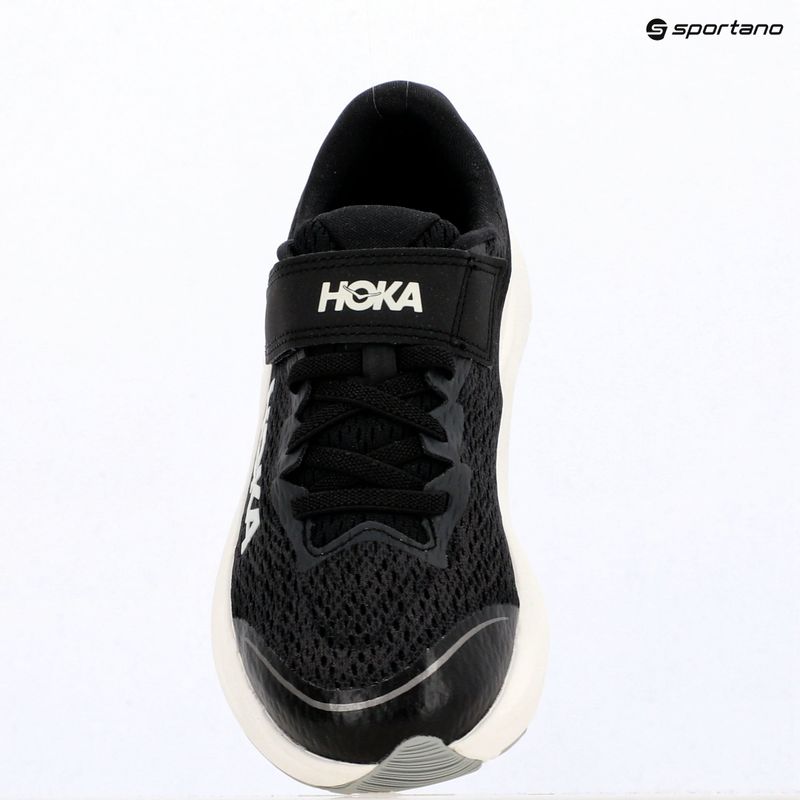 Vaikiški bėgimo batai HOKA Rincon 4 Little Kids black/white 18