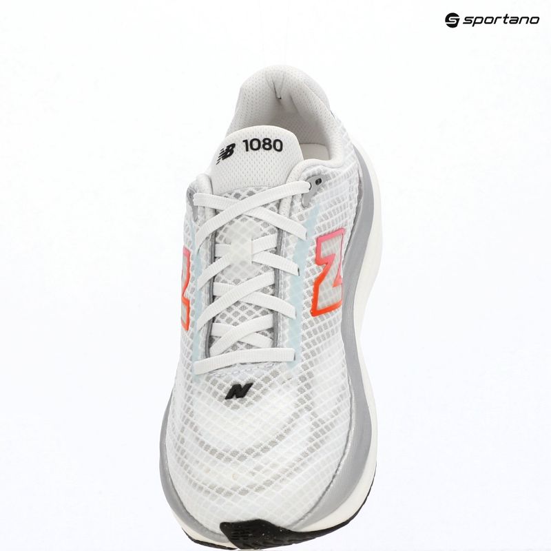 Moteriški bėgimo batai New Balance 1080's V15 103 white/pink heat/tangerine heat 13