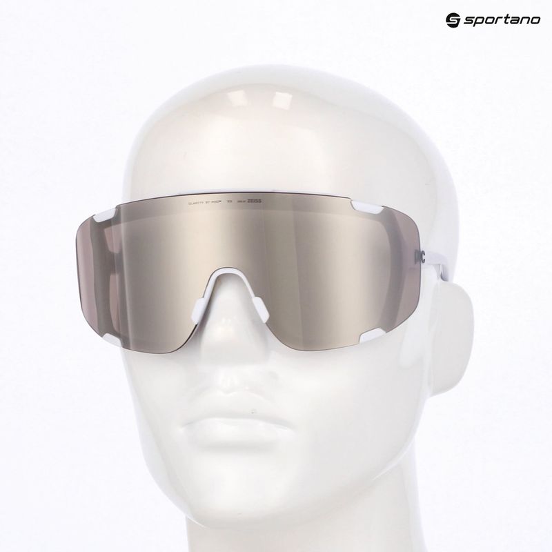 Saulės akiniai POC Devour hydrogen white/clarity road/sunny silver 6
