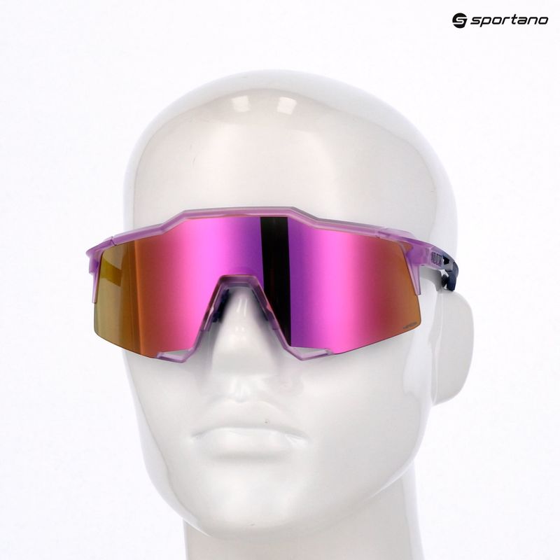 Saulės akiniai 100% Speedcraft toyoko/hiper vital pink mirror 7