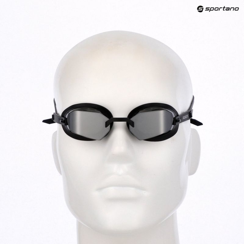 Akiniai plaukiojimui AQUASTIC Black shako 12