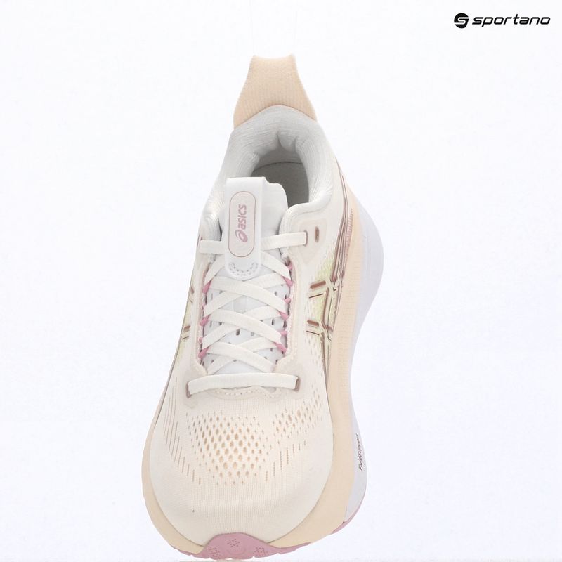 Moteriški bėgimo batai Asics Gel-Kayano 33 White/Hazy Lilac 9
