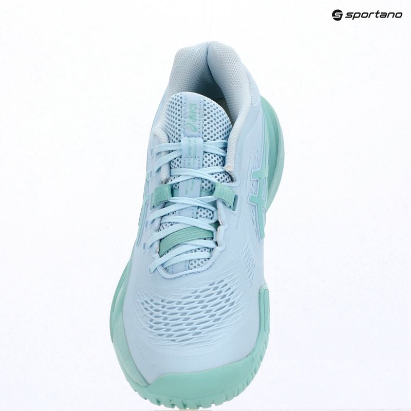 Moteriški teniso bateliai ASICS Gel-Resolution X light blue/oasis green 9