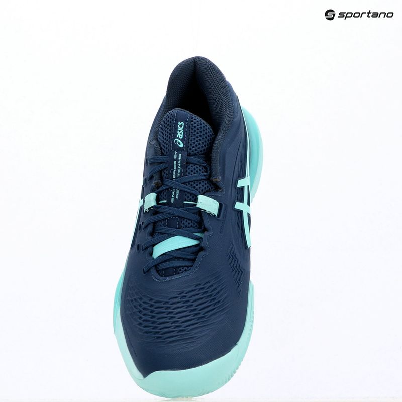 Vyriški teniso batai ASICS Gel-Resolution X Clay night sky/illuminate mint 9
