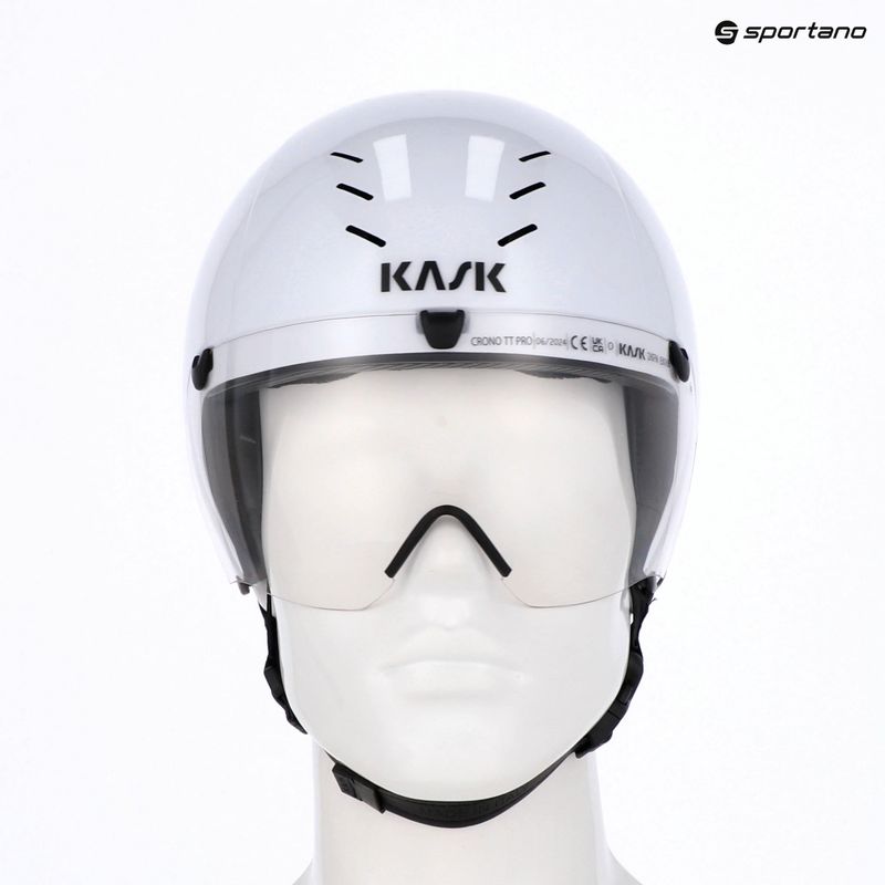 Dviračio šalmas KASK Bambino Pro white/clear 19