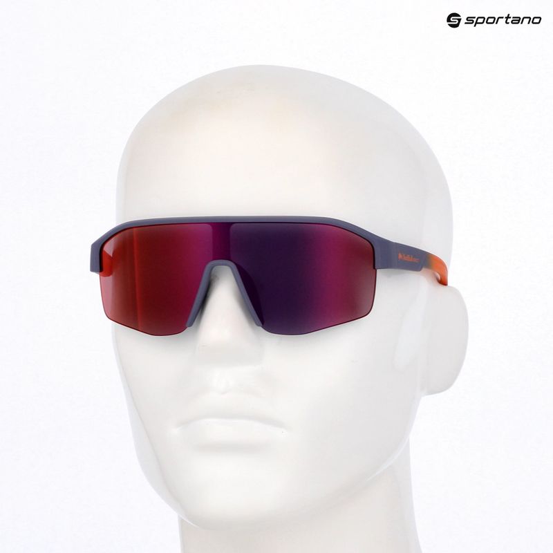 Saulės akiniai Red Bull SPECT Dundee soft touch midnight/smoke red/purple mirror 7
