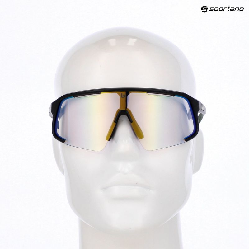 Akiniai nuo saulės Bollé Speedchaser black matte/phantom clear green photochromic 3