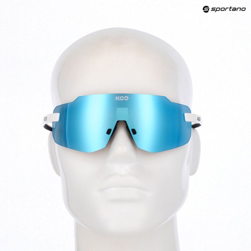 Akiniai nuo saulės Koo Supernova white/turquoise mirror 5