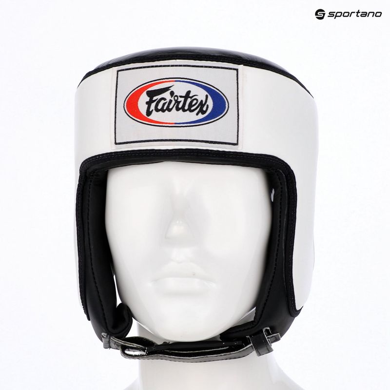 Bokso šalmas Fairtex Muay Thai & Kickboxing Competition white 6
