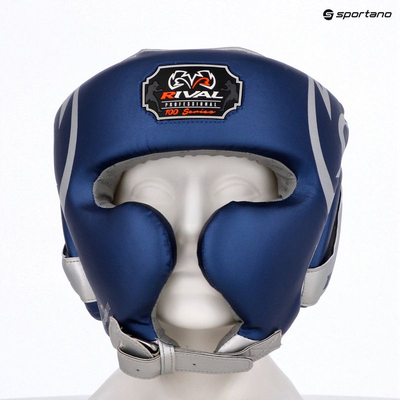 Bokso šalmas Rival RHG100 Professional Headgear blue/silver 6