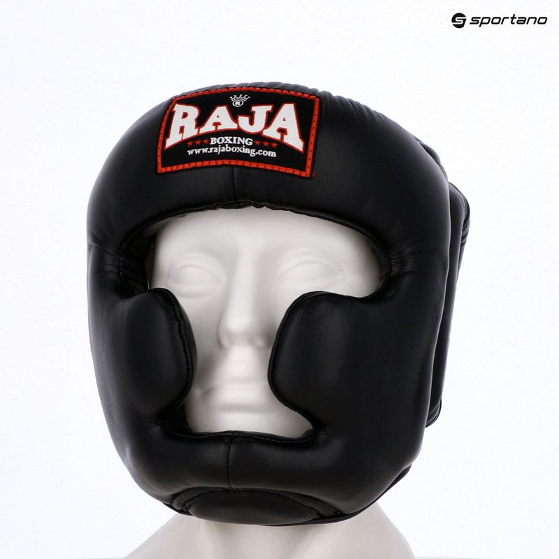 Bokso šalmas RAJA BOXING Semi Leather black 5