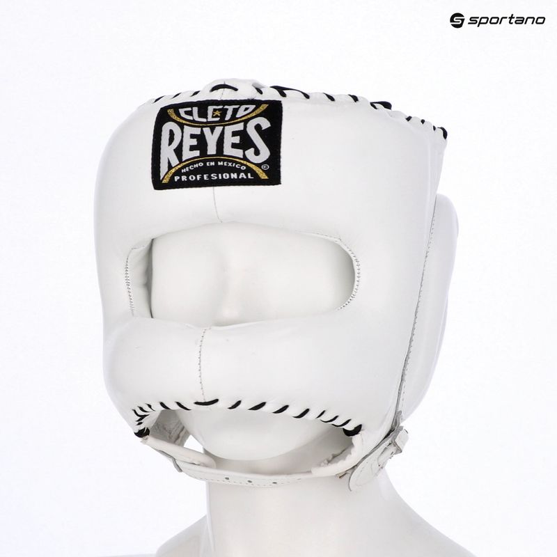 Bokso šalmas Cleto Reyes With Pointed Face Nylon Bar white 3