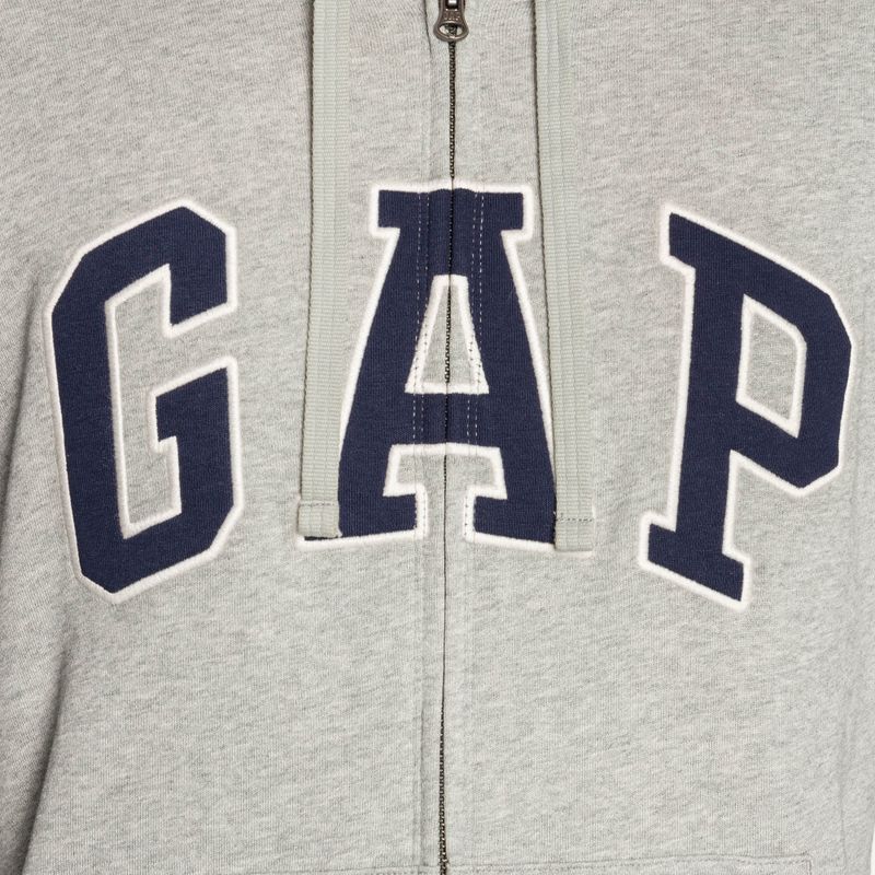 Vyriškas džemperis GAP XLS FT Arch FZ HD b10 grey heather 4