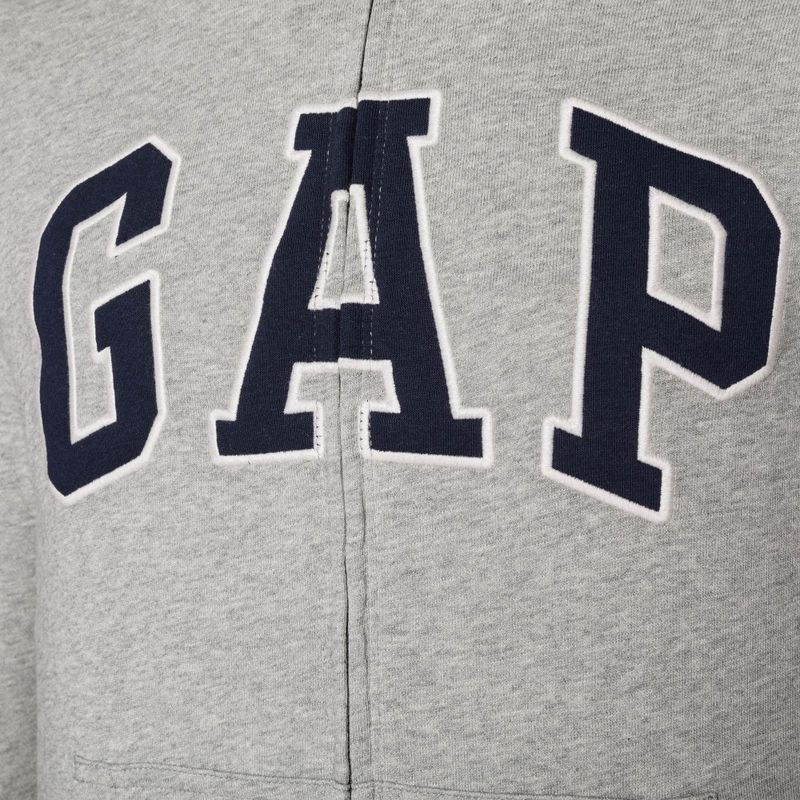 Vyriškas džemperis GAP XLS FT Arch FZ HD b10 grey heather 7