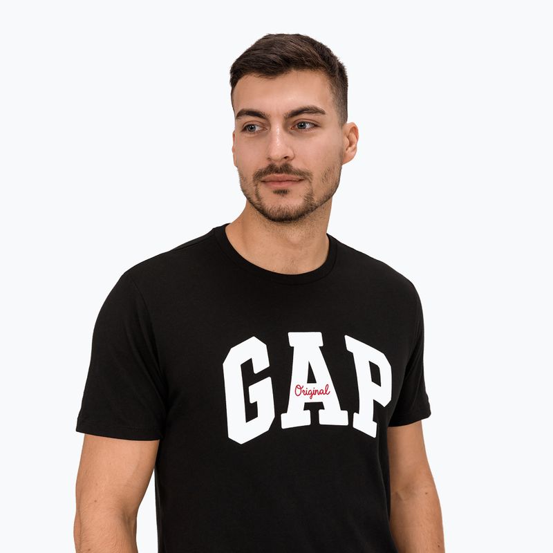 Vyriški marškinėliai GAP Logo Original Tee true black 4