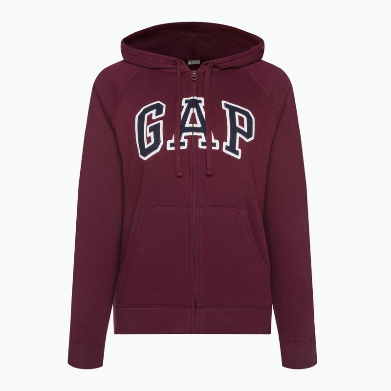 Moteriškas džemperis GAP V-Gap Heritage FZ HD ruby wine 2