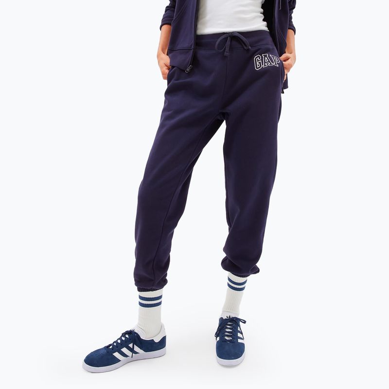 Moteriškos kelnės GAP V-Gap Heritage Jogger navy uniform