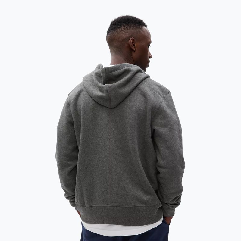 Vyriškas džemperis GAP Fullzip Logo Hoodie heather grey 3