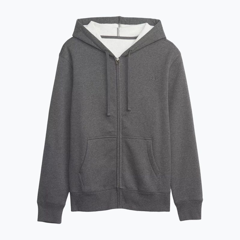 Vyriškas džemperis GAP Fullzip Logo Hoodie heather grey 5