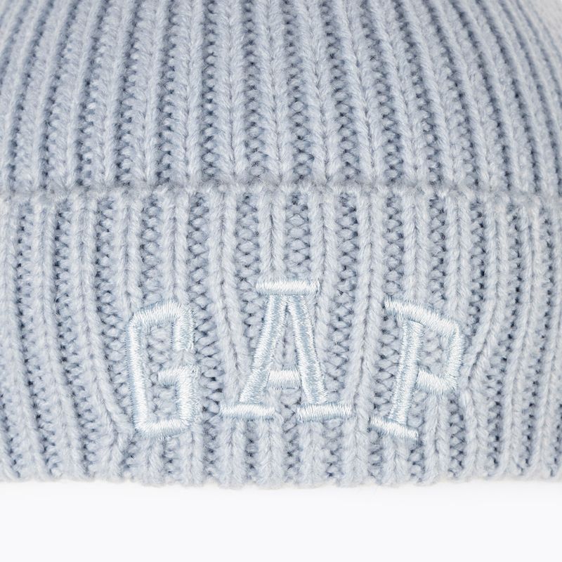 Moteriška kepurė GAP V-Logo Beanie ice blue 740 6