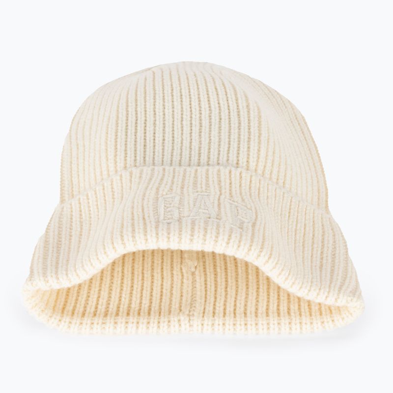 Moteriška kepurė GAP V-Logo Beanie ivory frost 5