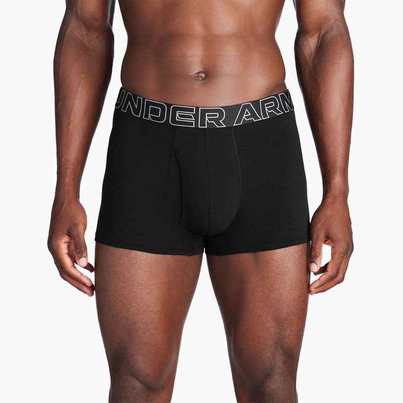 Vyriškos kelnaitės Under Armour Perf Cotton 3 vnt. black 5